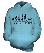 Pointing Griffon Evolution Unisex Adult Hoodie