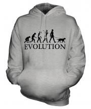 Pointing Griffon Evolution Unisex Adult Hoodie