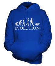 Pointing Griffon Evolution Unisex Adult Hoodie