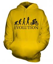 Cyclist Evolution Unisex Adult Hoodie