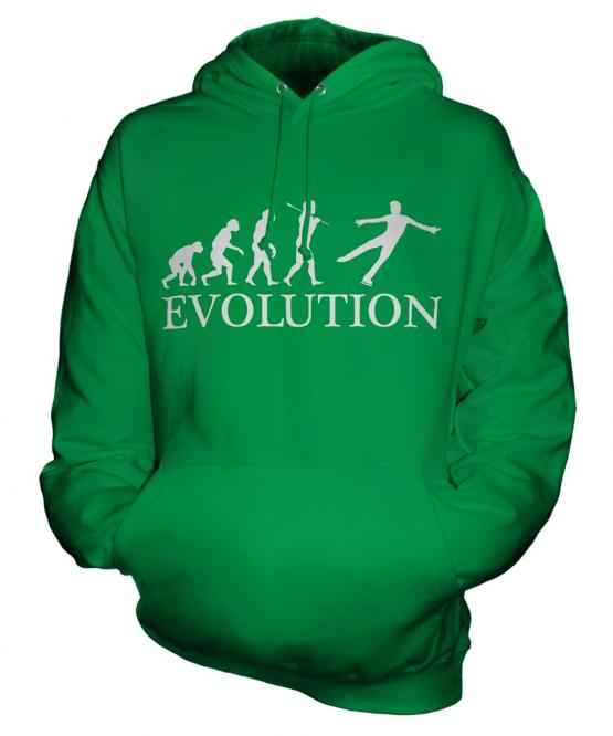Figure Skater Evolution Unisex Adult Hoodie