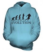 American Footballer Evolution Unisex Adult Hoodie