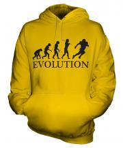 American Footballer Evolution Unisex Adult Hoodie
