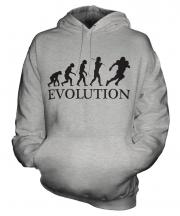 American Footballer Evolution Unisex Adult Hoodie
