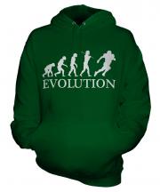 American Footballer Evolution Unisex Adult Hoodie