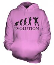 Bodybuilder Evolution Unisex Adult Hoodie