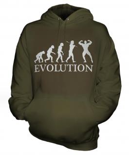 Bodybuilder Evolution Unisex Adult Hoodie