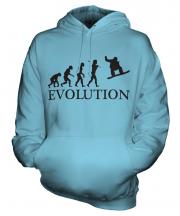 Snowboarder Evolution Unisex Adult Hoodie