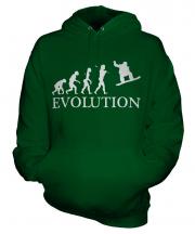 Snowboarder Evolution Unisex Adult Hoodie