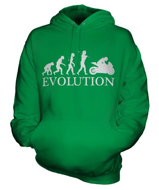 Motorcycle Racing Evolution Unisex Adult Hoodie