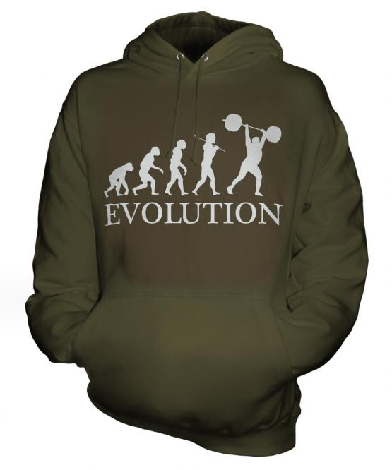 Weightlifter Evolution Unisex Adult Hoodie