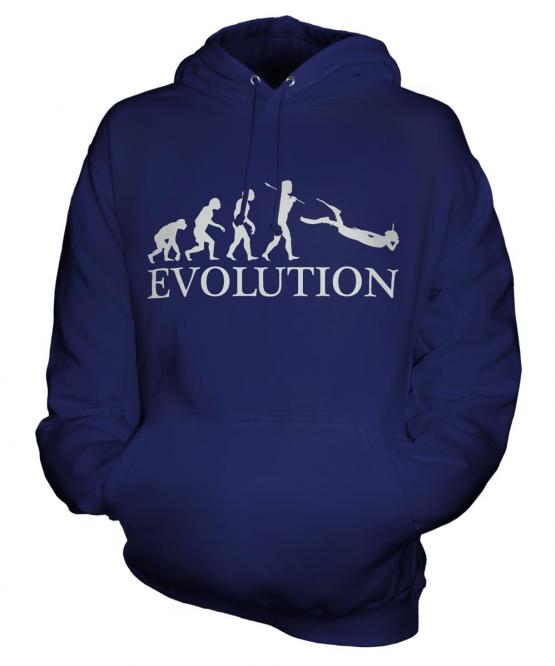 Scuba Diving Evolution Unisex Adult Hoodie