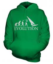 Windsurfer Evolution Unisex Adult Hoodie