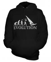 Windsurfer Evolution Unisex Adult Hoodie