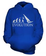 Windsurfer Evolution Unisex Adult Hoodie