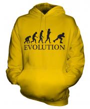Roller Blading Evolution Unisex Adult Hoodie