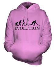Ten Pin Bowling Evolution Unisex Adult Hoodie