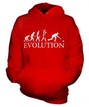 Ten Pin Bowling Evolution Unisex Adult Hoodie
