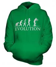 Cross Country Skiing Evolution Unisex Adult Hoodie