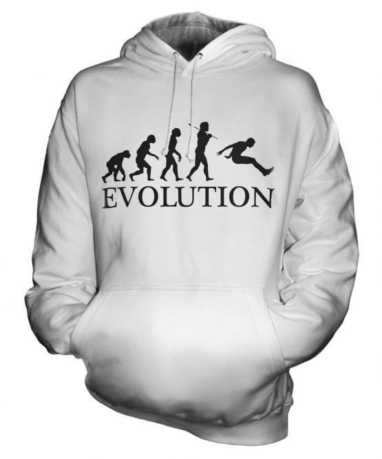 Long Jump Evolution Unisex Adult Hoodie