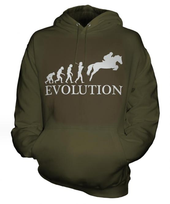 Showjumping Evolution Unisex Adult Hoodie