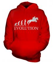 Showjumping Evolution Unisex Adult Hoodie
