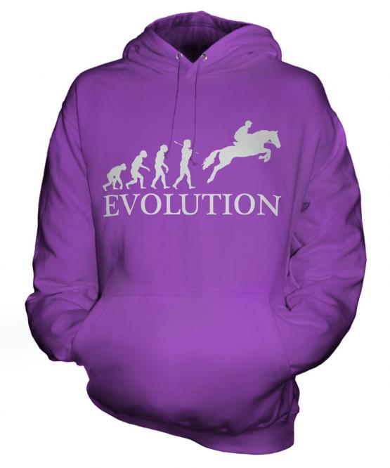 Horse Racing Steeplechase Evolution Unisex Adult Hoodie