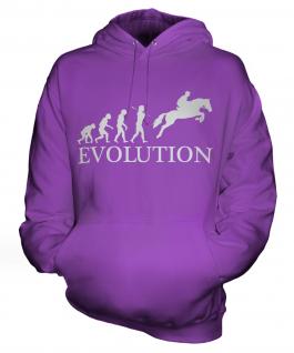 Horse Racing Steeplechase Evolution Unisex Adult Hoodie