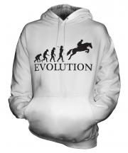 Horse Racing Steeplechase Evolution Unisex Adult Hoodie