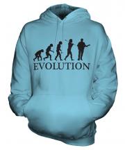 Guitarist Evolution Unisex Adult Hoodie