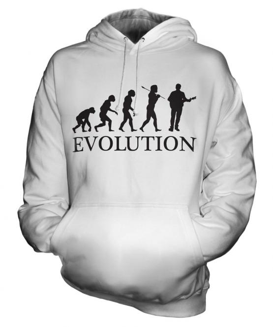 Guitarist Evolution Unisex Adult Hoodie