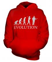 Guitarist Evolution Unisex Adult Hoodie