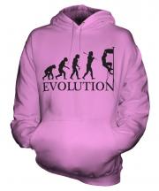 Rock Climbing Evolution Unisex Adult Hoodie