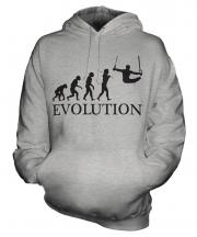 Gymnastics Rings Evolution Unisex Adult Hoodie