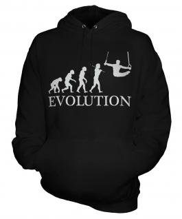Gymnastics Rings Evolution Unisex Adult Hoodie