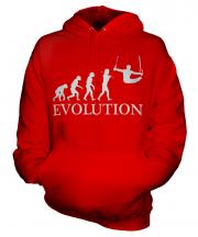 Gymnastics Rings Evolution Unisex Adult Hoodie