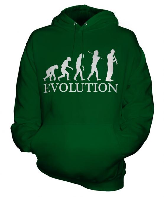 Clarinet Player Evolution Unisex Adult Hoodie
