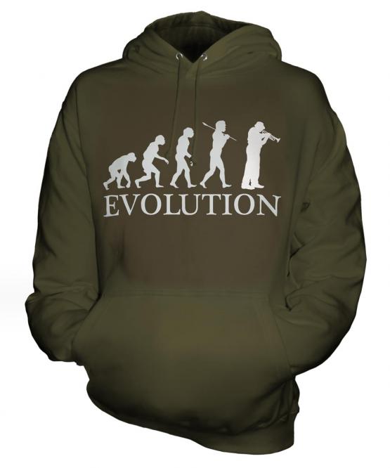 Cornet Player Evolution Unisex Adult Hoodie