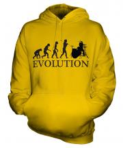 Drummer Evolution Unisex Adult Hoodie