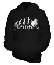 Drummer Evolution Unisex Adult Hoodie