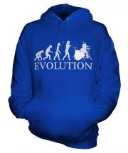 Drummer Evolution Unisex Adult Hoodie