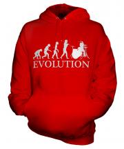 Drummer Evolution Unisex Adult Hoodie