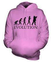 Violinist Evolution Unisex Adult Hoodie