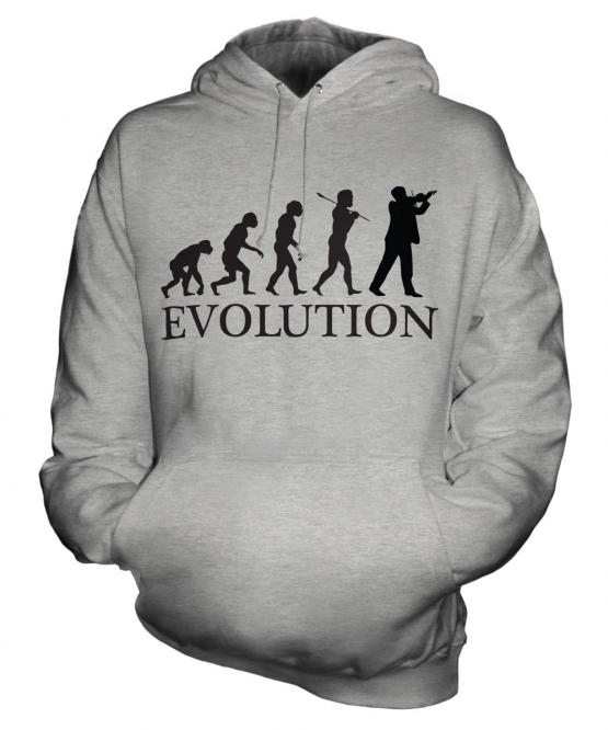 Violinist Evolution Unisex Adult Hoodie