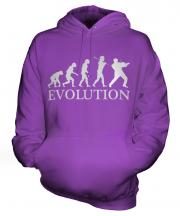 Rock Violinist Evolution Unisex Adult Hoodie