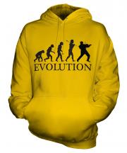 Rock Violinist Evolution Unisex Adult Hoodie
