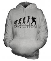 Rock Violinist Evolution Unisex Adult Hoodie