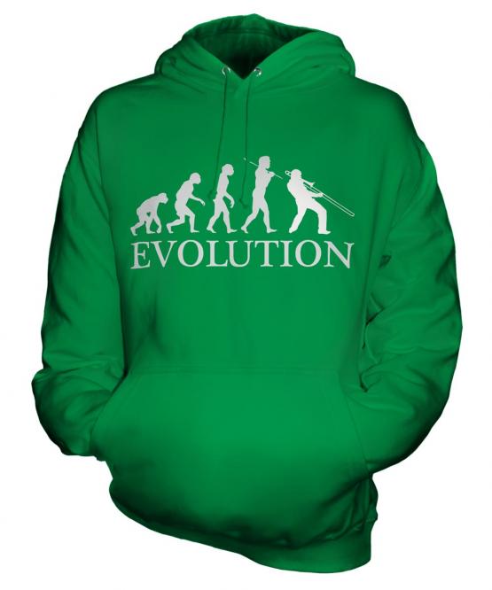 Jazz Trombone Player Evolution Unisex Adult Hoodie