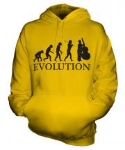 Double Bass Player Evolution Unisex Adult Hoodie