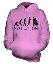 Double Bass Player Evolution Unisex Adult Hoodie